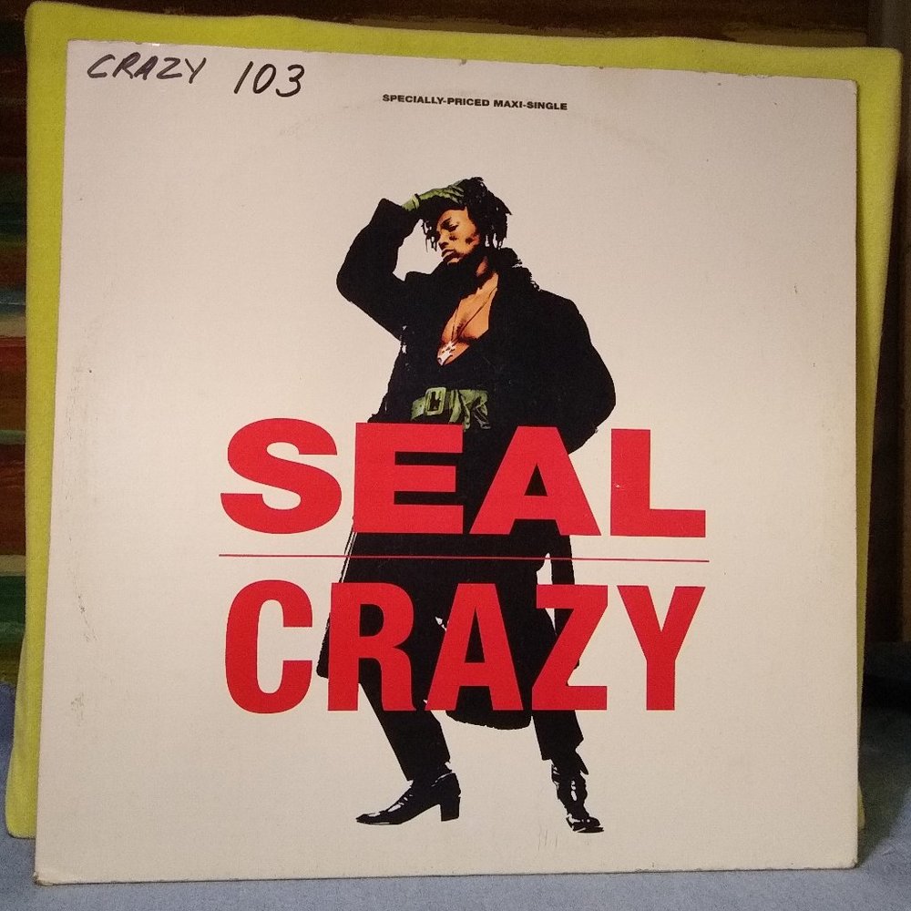 Seal Crazy mixes 12 maxi single 1990 Vinyl record